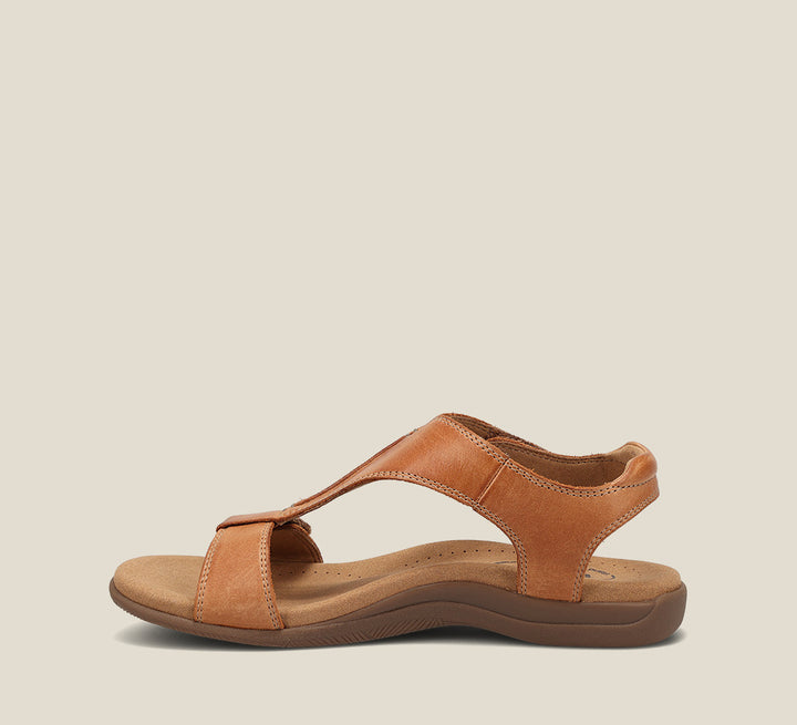 Side image of Taos Footwear The Show Caramel Size 7 Wide