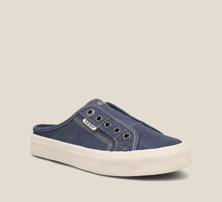 Load image into Gallery viewer, Hero image of EZ Soul Blue Wash Canvas Shoes 6
