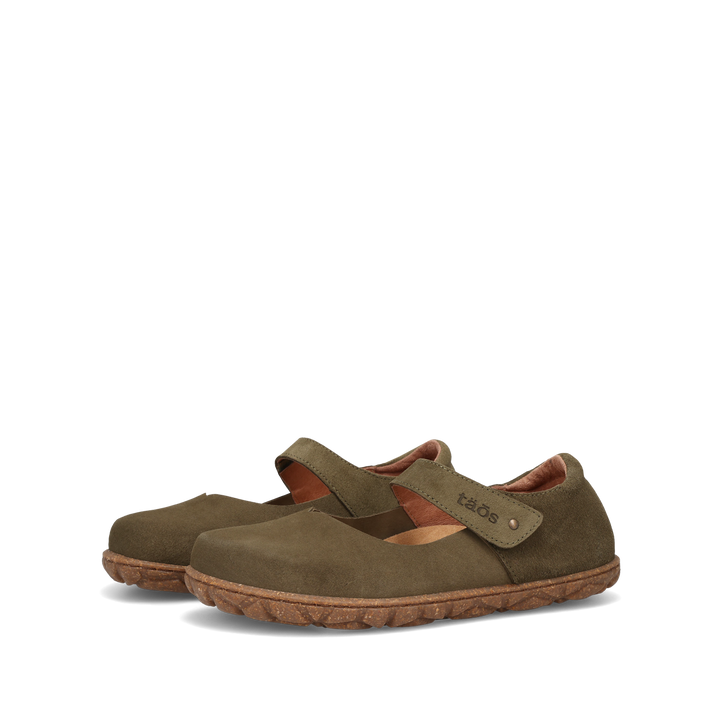 Pair Image of Success Olive Suede 38