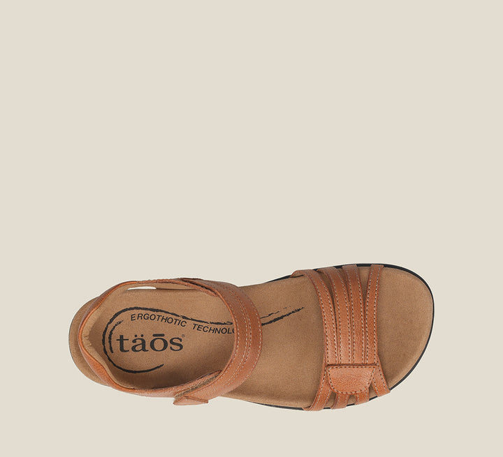 Top down image of Taos Footwear Mellow Honey Size 10
