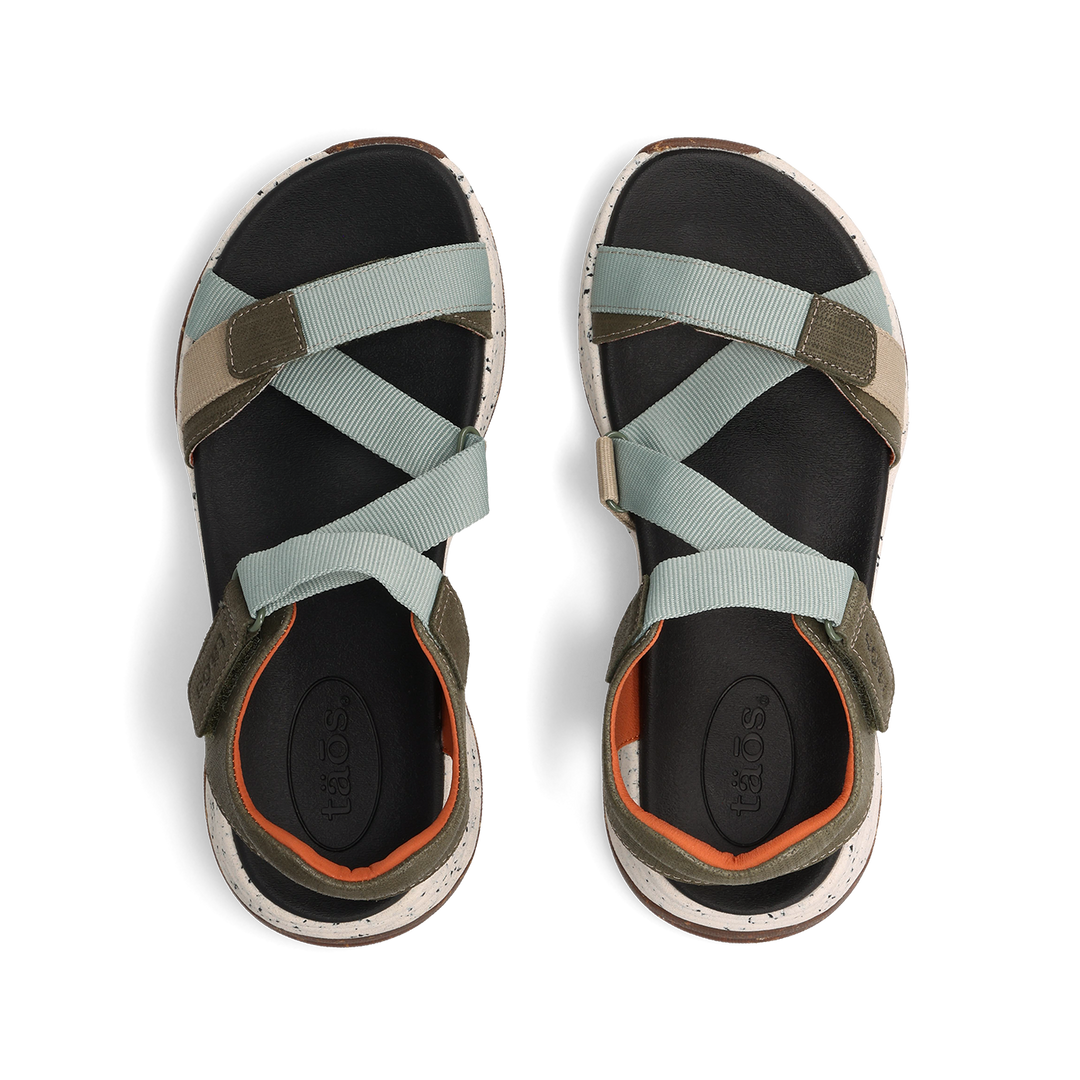 Top down Image of Super Z Sage/Olive Multi 10