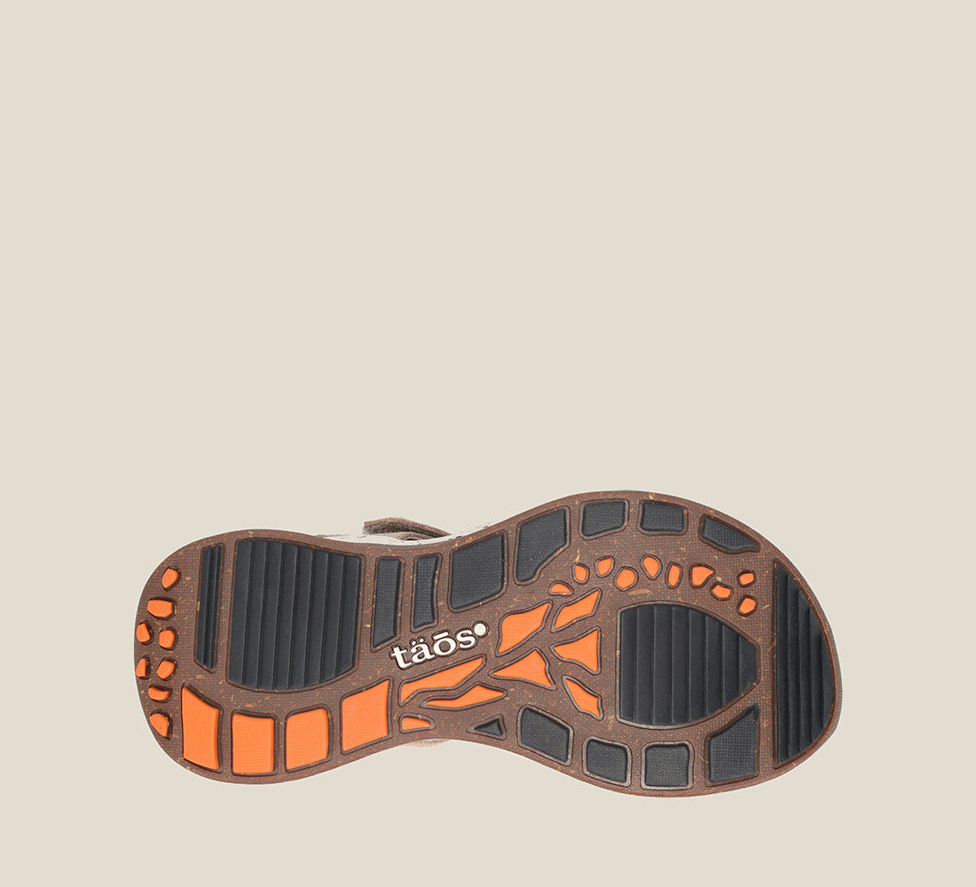 Outsole image of Taos Footwear Super Z Tan Multi Size 6