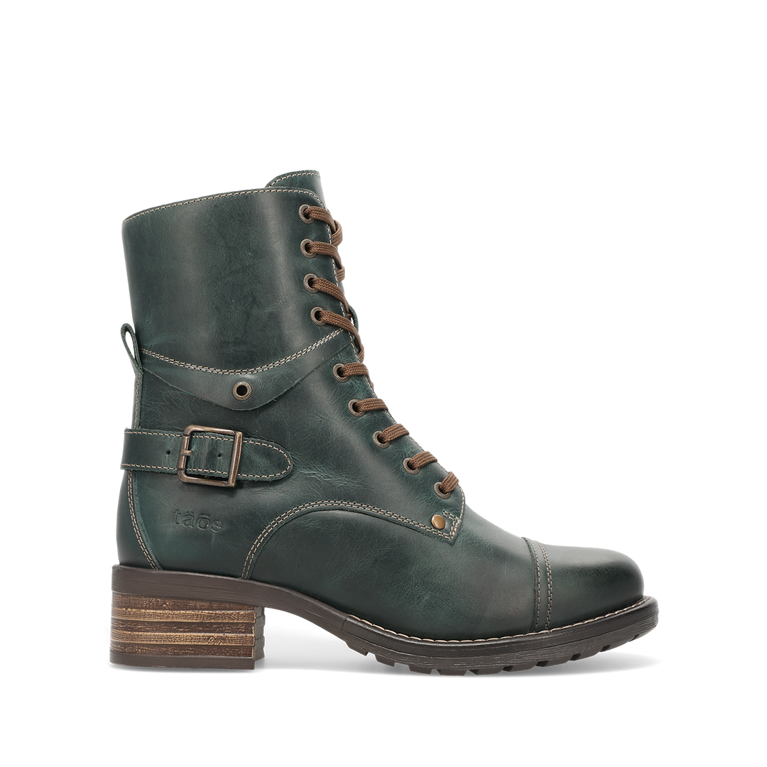 Outside image of Crave Teal Green Vintage Leather Size 36