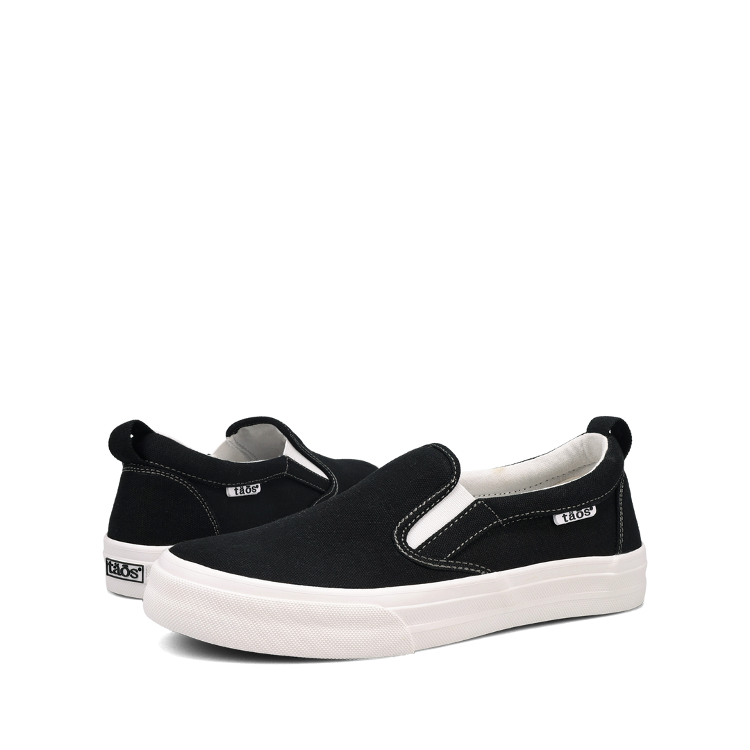 Pair Image of Rubber Soul Black/White Canvas 6