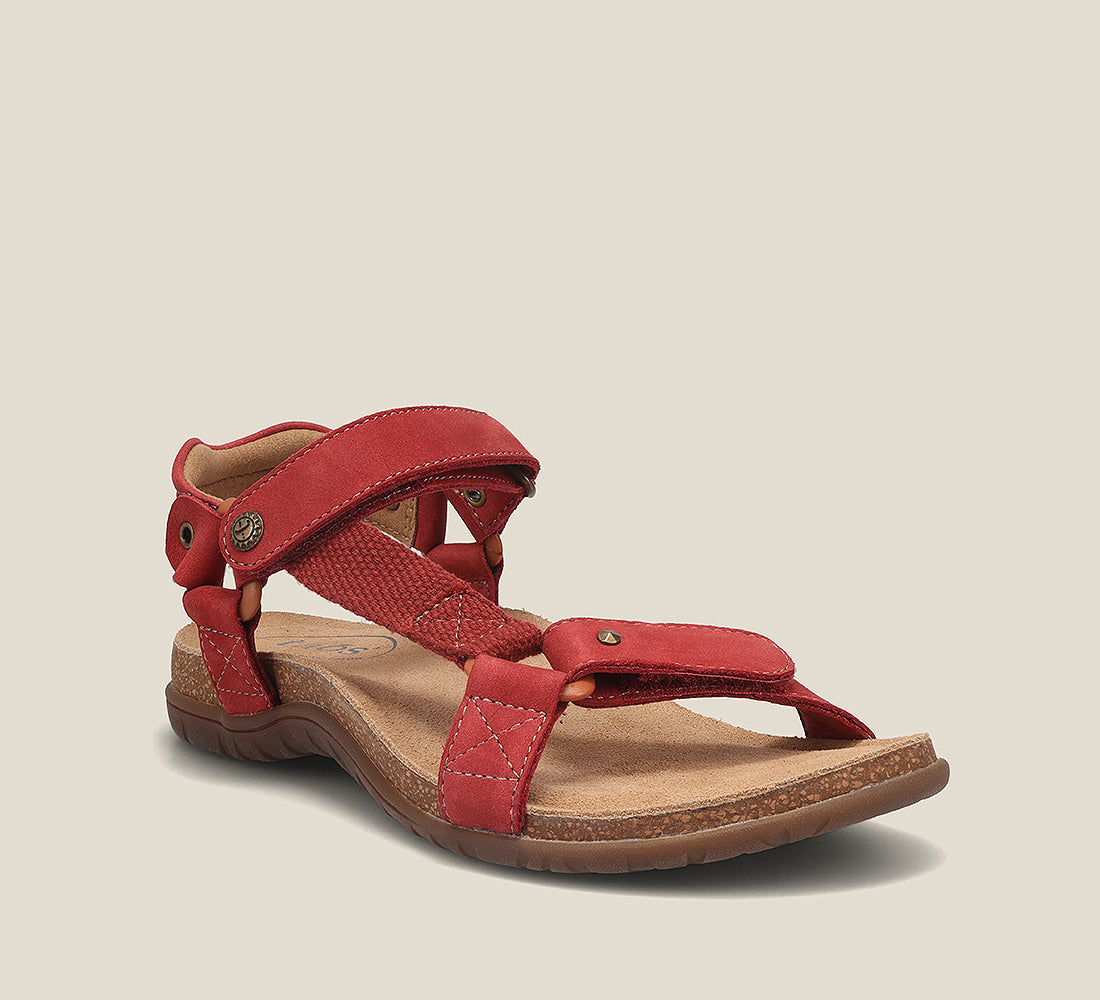 Hero image of Taos Footwear Mixer Red Nubuck Size 8