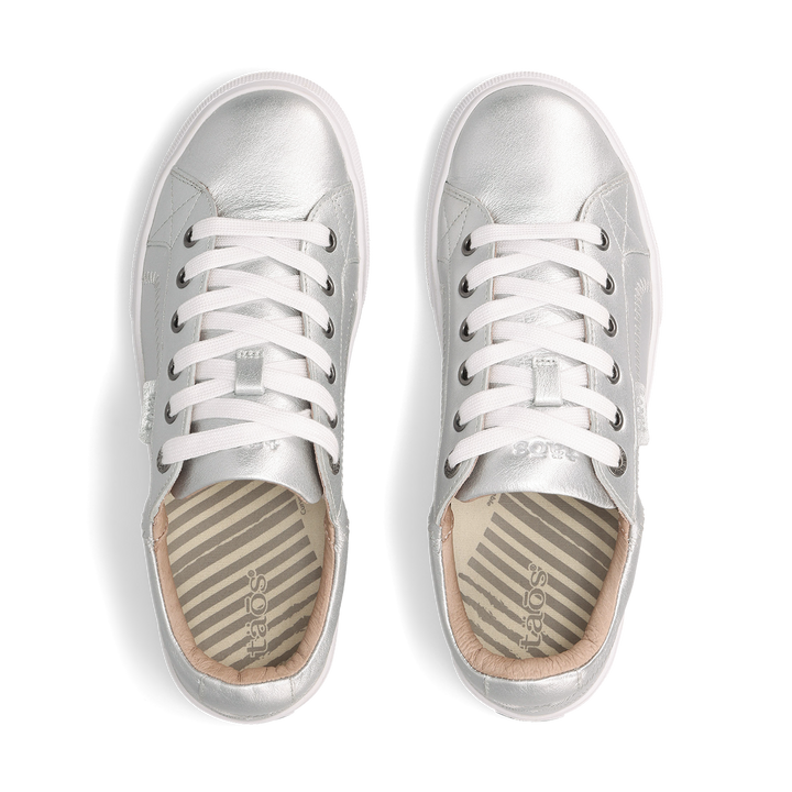 Top down Image of Plim Soul Lux Silver Size 10