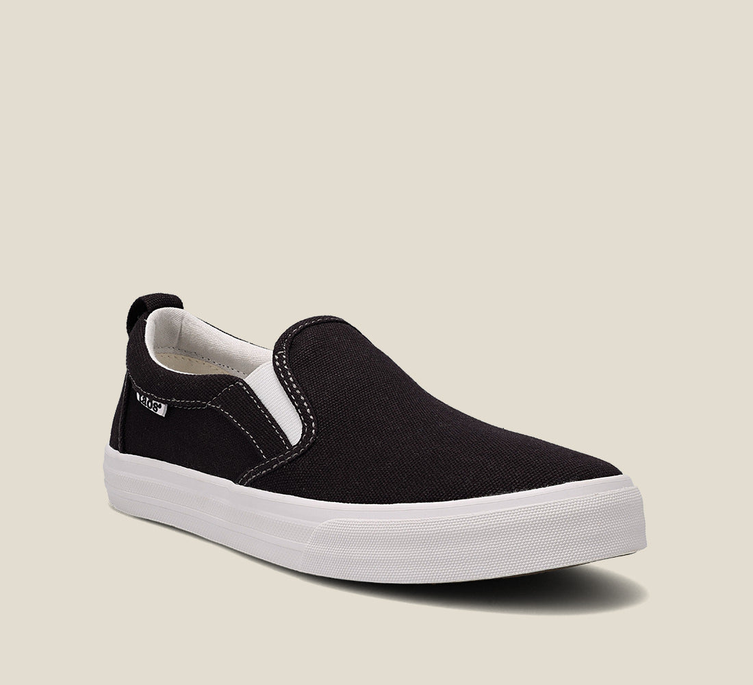 Hero image of Rubber Soul Black/White Canvas Shoes 6