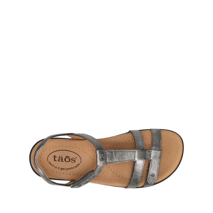 Top down image of Taos Footwear Trophy 2 Pewter Size 6
