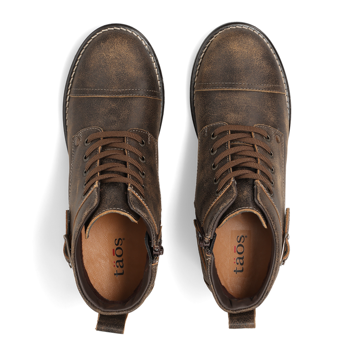 Top down image of Mini Crave Brown Distressed 36