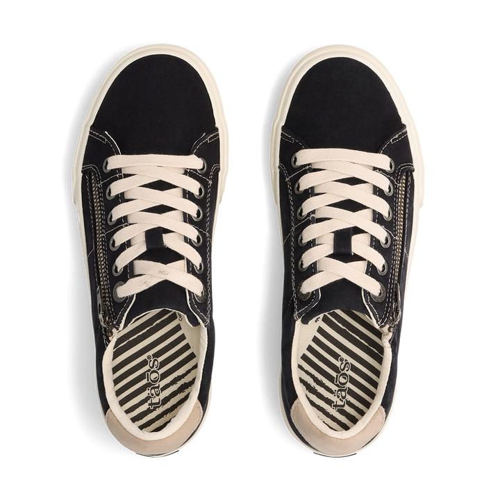 Top down Image of Z Soul Black/Tan Distressed 12