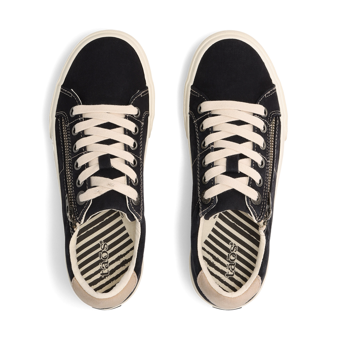 Top down Image of Z Soul Black/Tan Distressed 12