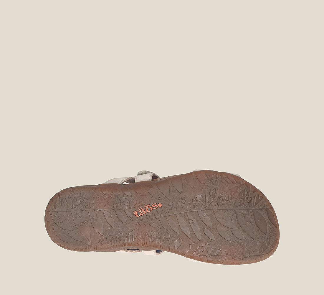 Outsole image of Taos Footwear Bandalero Stone Nubuck Size 6