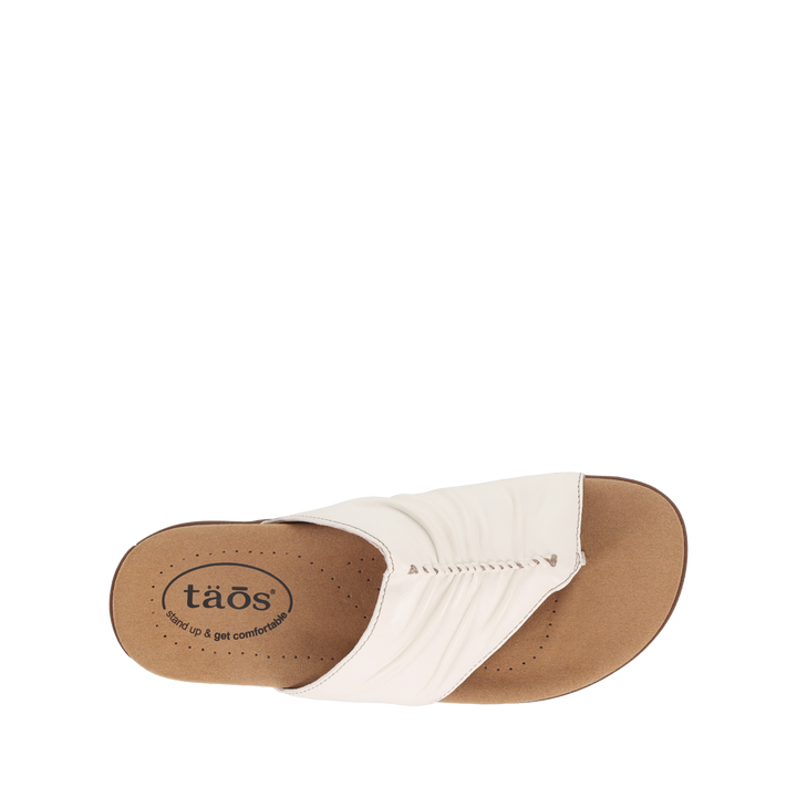 Top down image of Taos Footwear Gift 2 White Size 11