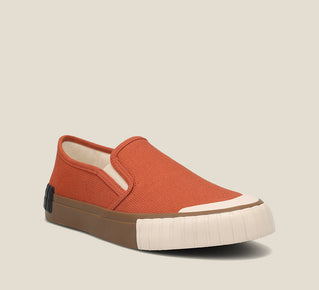 Load image into Gallery viewer, Hero image of Double Vision Terracotta Canvas Shoe

