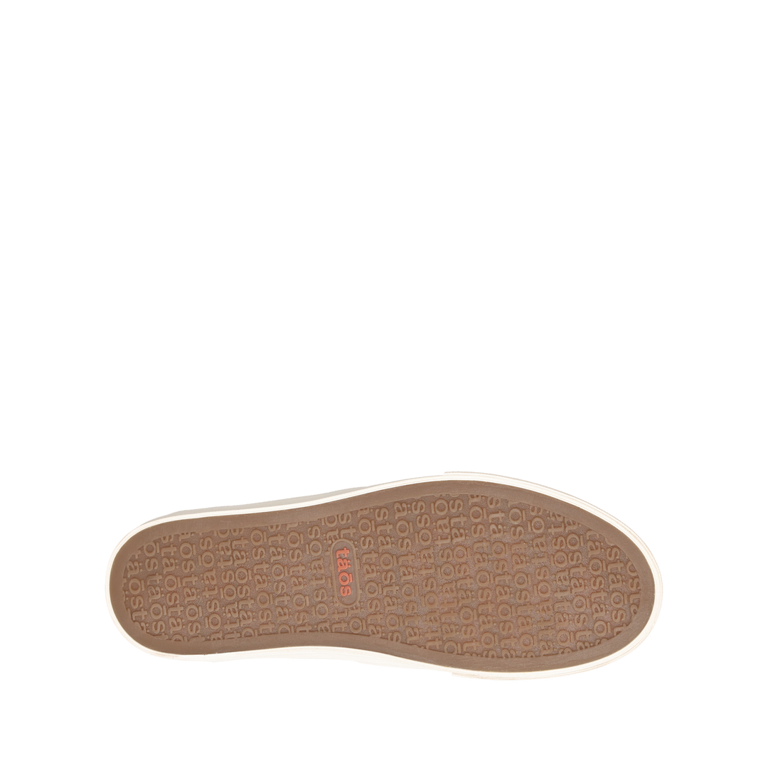 Outsole image of Taos Footwear Rubber Soul Blue Plaid Size 6