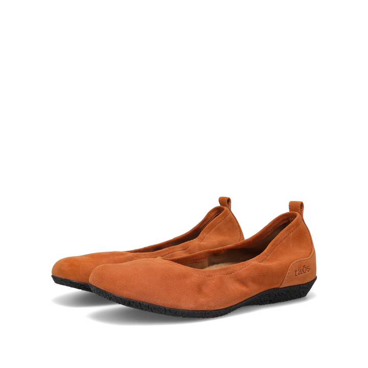 Pair Image of Chit Chat Terracotta Suede 8.5