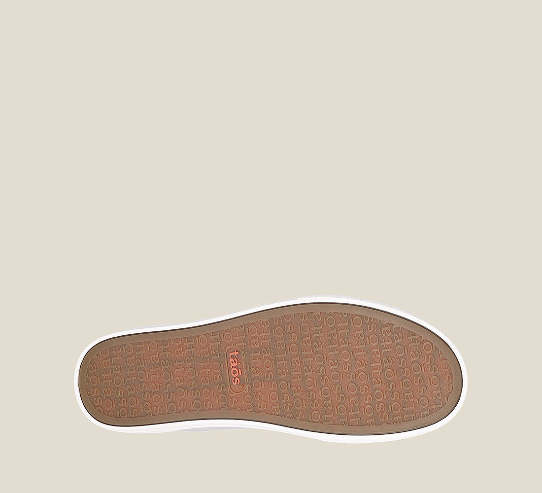 Outsole image of Taos Footwear Plim Soul Lux Silver Size 10