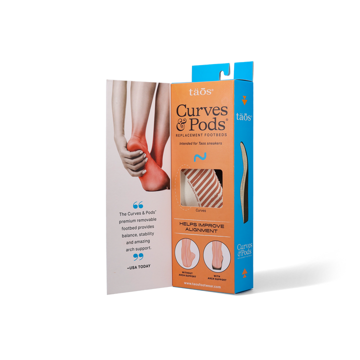 Outsole image of Taos Footwear Sneaker Footbeds Natural Size 5