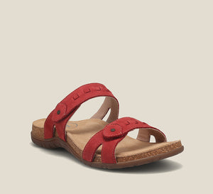 Hero image of Taos Footwear Bandalero Red Nubuck Size 7
