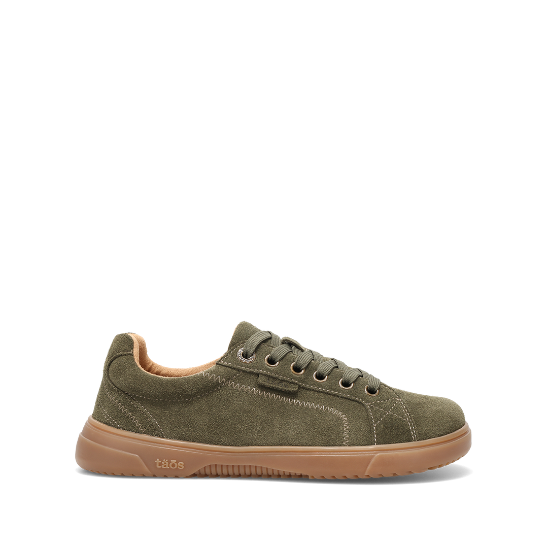 Outside image of Champ Moss Green Suede Size 6