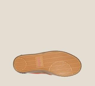 Load image into Gallery viewer, Outsole image of Double Vision Terracotta Canvas Shoe
