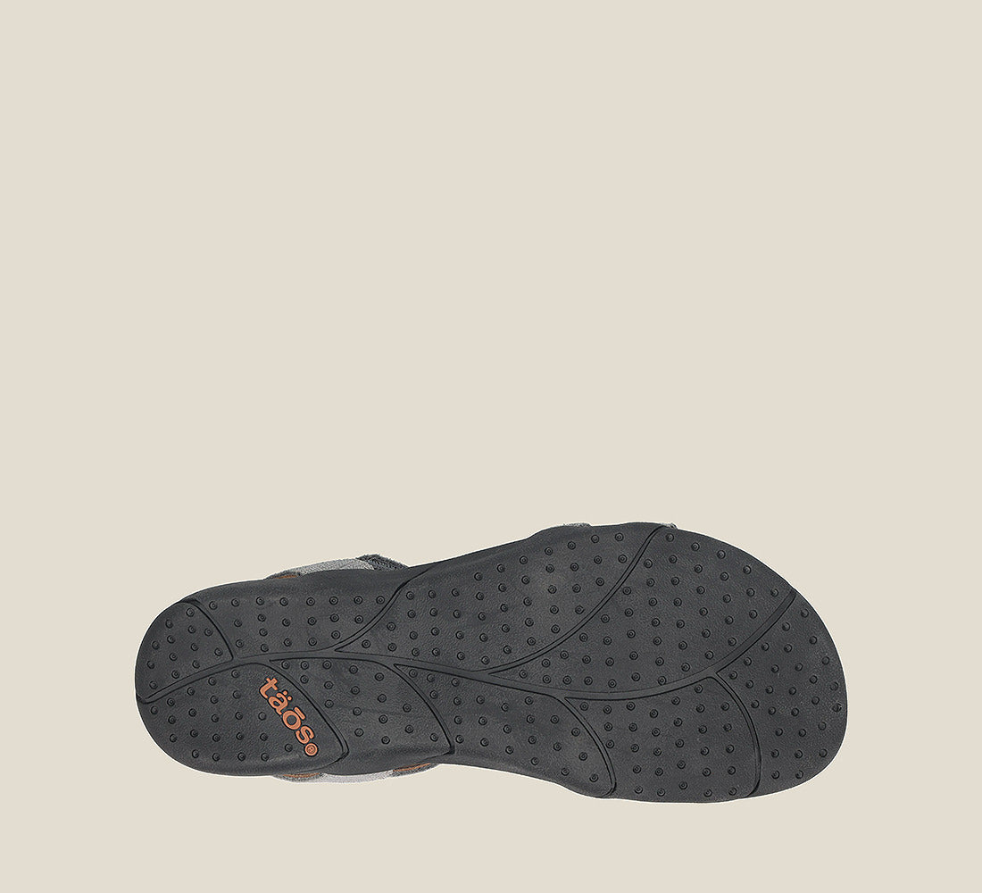 Outsole image of Taos Footwear Trophy 2 Grey Emboss Size 10