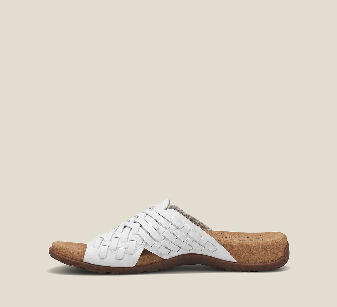 Side angle image of Taos Footwear Guru White Size 8