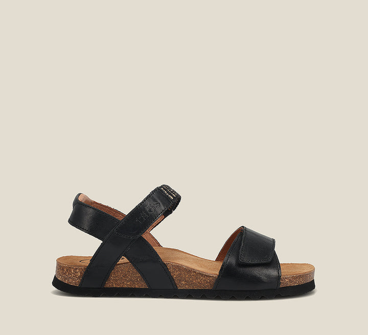 Side angle image of Taos Footwear Symbol Black Size 9