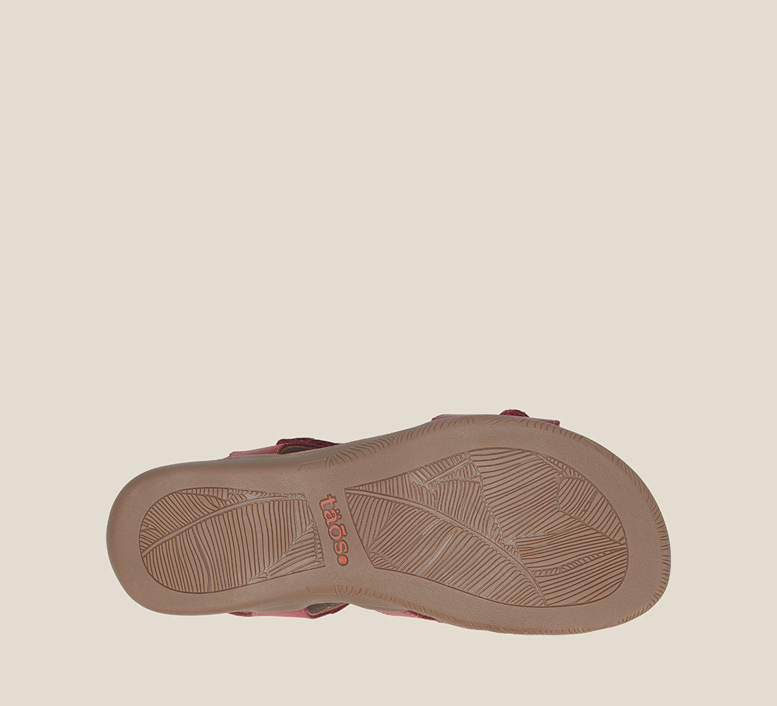 Outsole image of Taos Footwear Big Time Cranberry Size 7