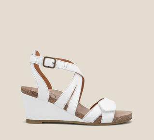 Load image into Gallery viewer, Side angle image of Taos Footwear Xcellent 2 White Size 39
