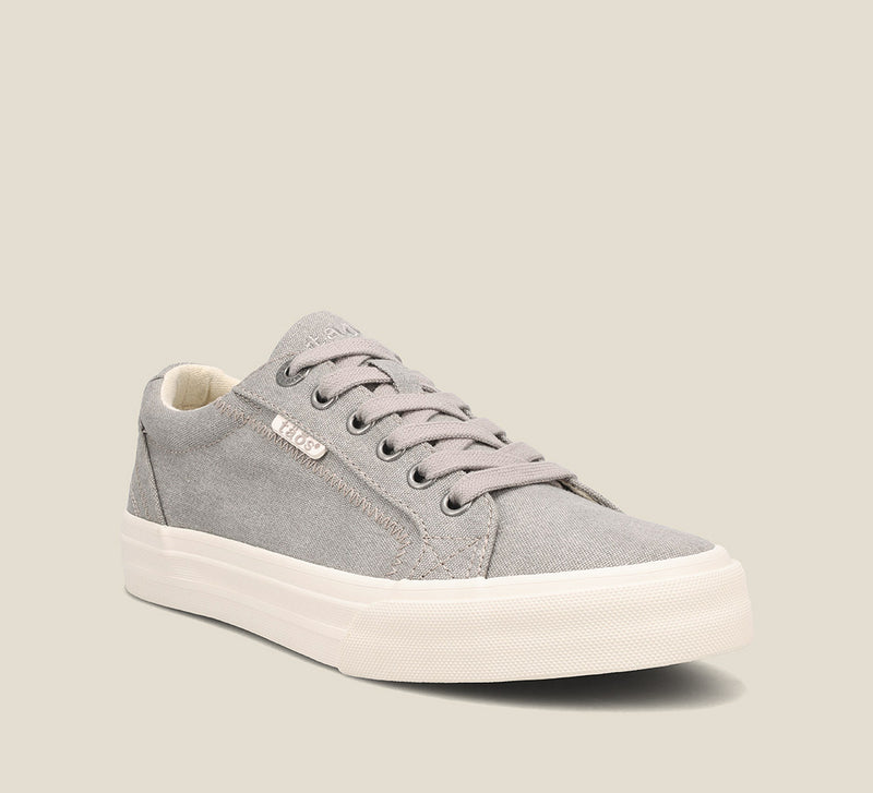 Hero image of Plim Soul Grey Wash Canvas Canvas sneaker with laces,polyurethane removable footbed with rubber outsole 6