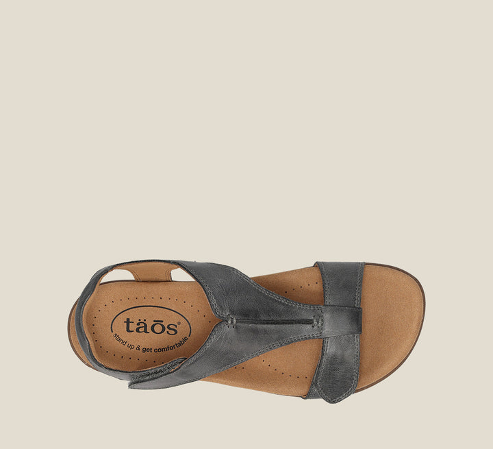 Top angle image of Taos Footwear The Show Steel Size 8 Wide