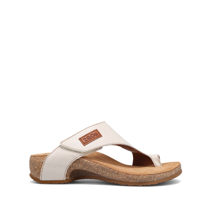 Side angle image of Taos Footwear Loop Off White Size 36