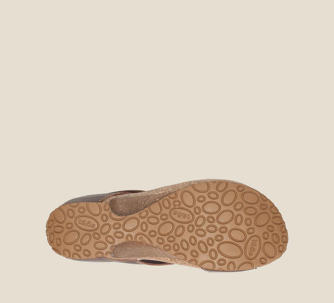 Outsole image of Taos Footwear Loop Mocha Size 38