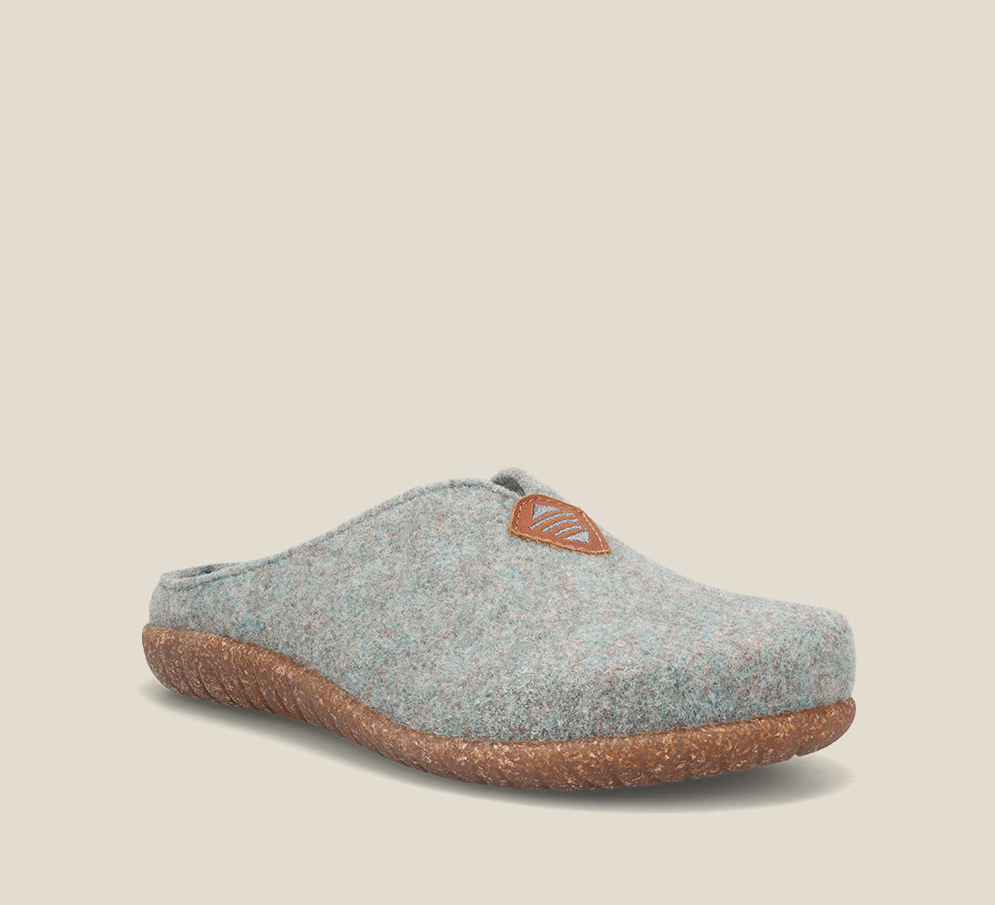 Hero image of My Sweet Wool Cloud Wool clog with featuring a removable footbed with arch & metatarsal support, & TR outsole 36