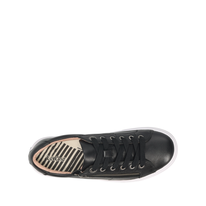 Top down Image of Z Soul Lux Black Leather Size 7