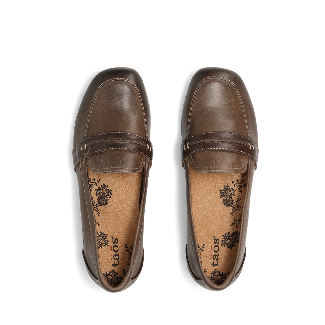 Top down Image of Gabby Dark Olive/Mocha Multi 9.5