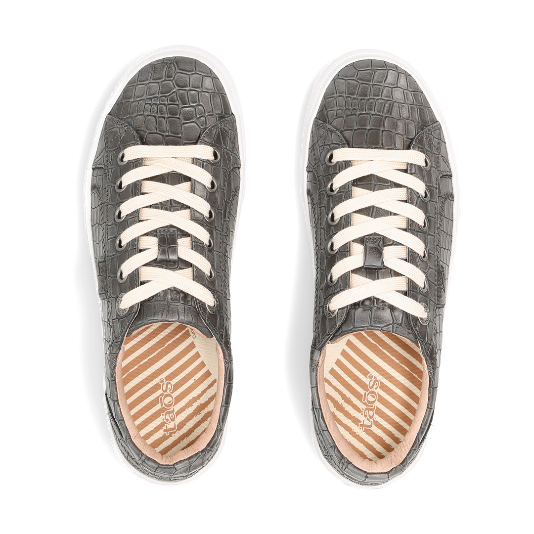 Top down image of Plim Soul Lux Dark Grey Croco 6