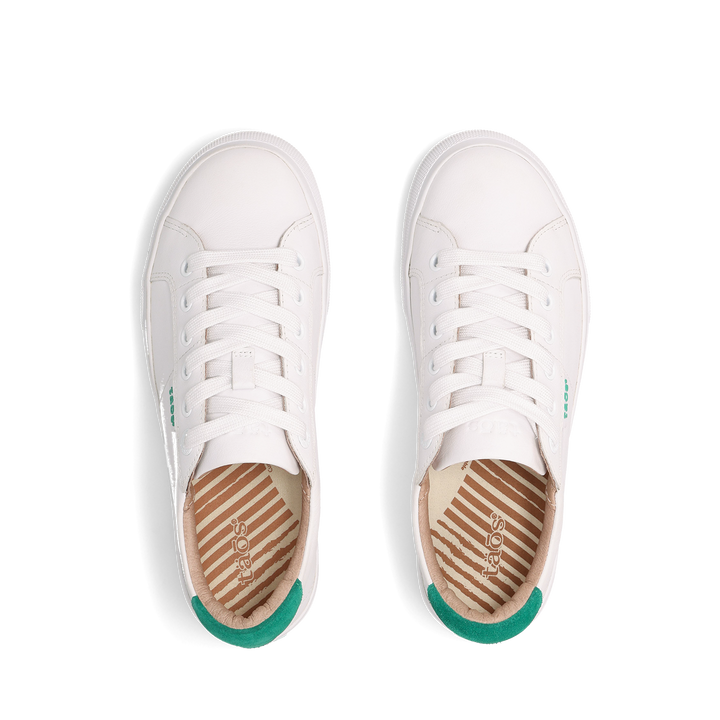 Top down Image of Heart & Soul Lux White/Green 8.5