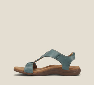 Load image into Gallery viewer, Side image of Taos Footwear The Show Teal Size 6
