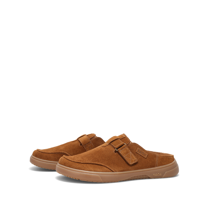 Pair shot image of Trivia Chestnut Suede Size 6