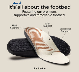 Load image into Gallery viewer, curves &amp; pods removable footbed &amp; rubber outsole&quot;
