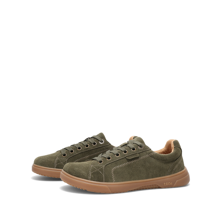 Pair shot image of Champ Moss Green Suede Size 6