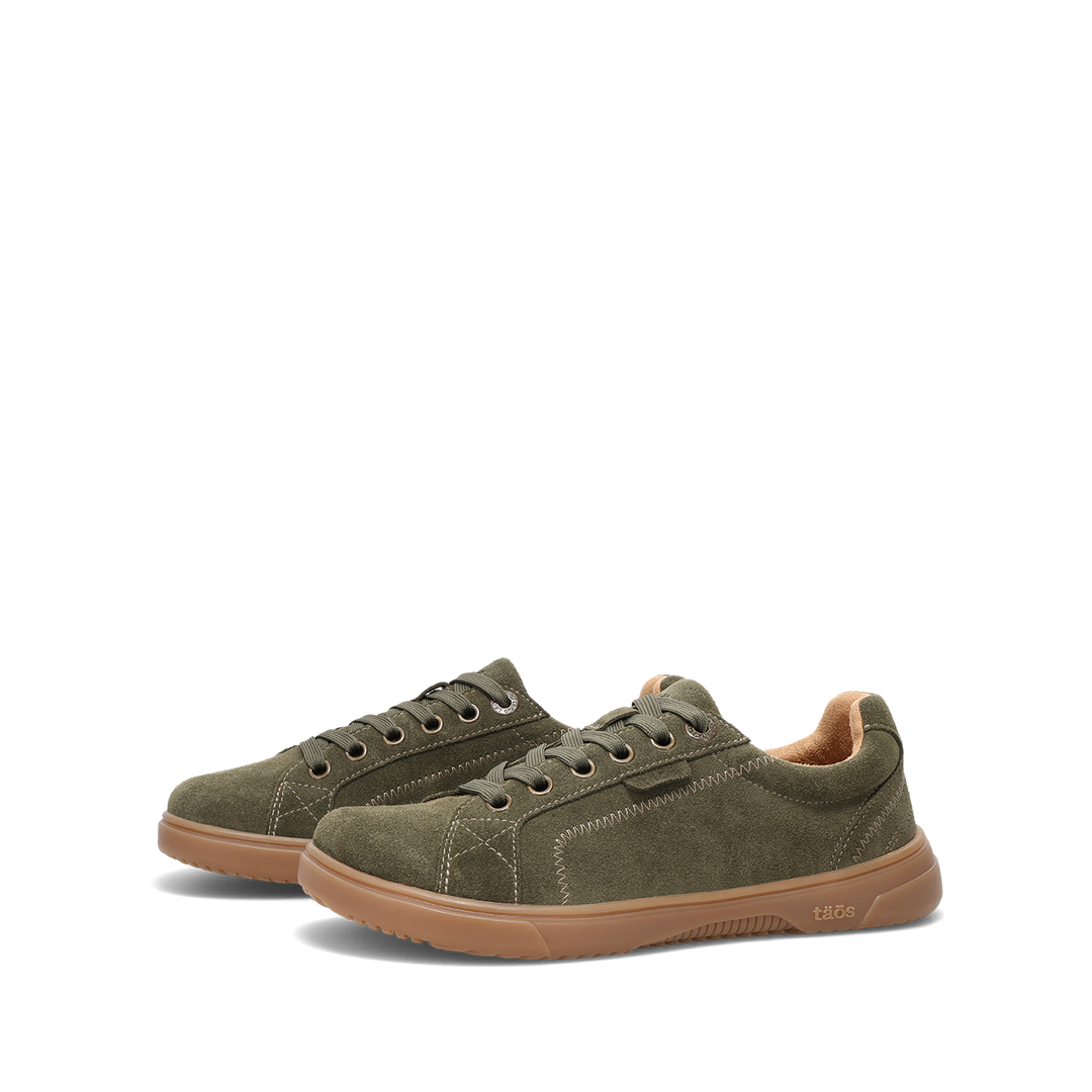 Pair shot image of Champ Moss Green Suede Size 6