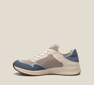 Load image into Gallery viewer, Side image of Direction Light Blue Multi Sneakers
