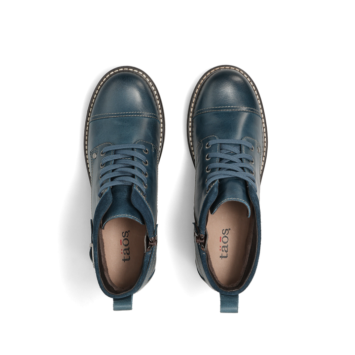 Top down Image of Mini Crave Petrol Blue Leather 40