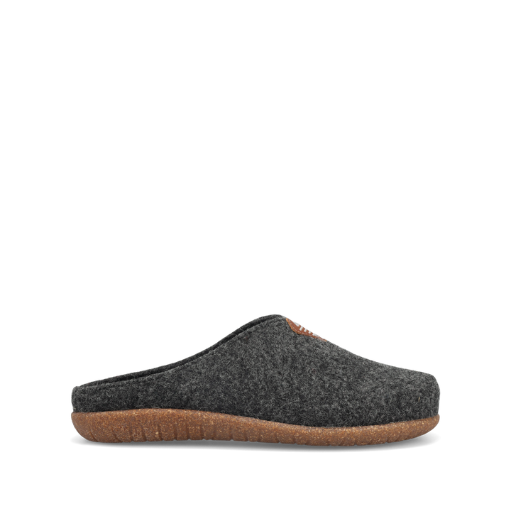 Side angle image of Taos Footwear My Sweet Wool Charcoal Size 36