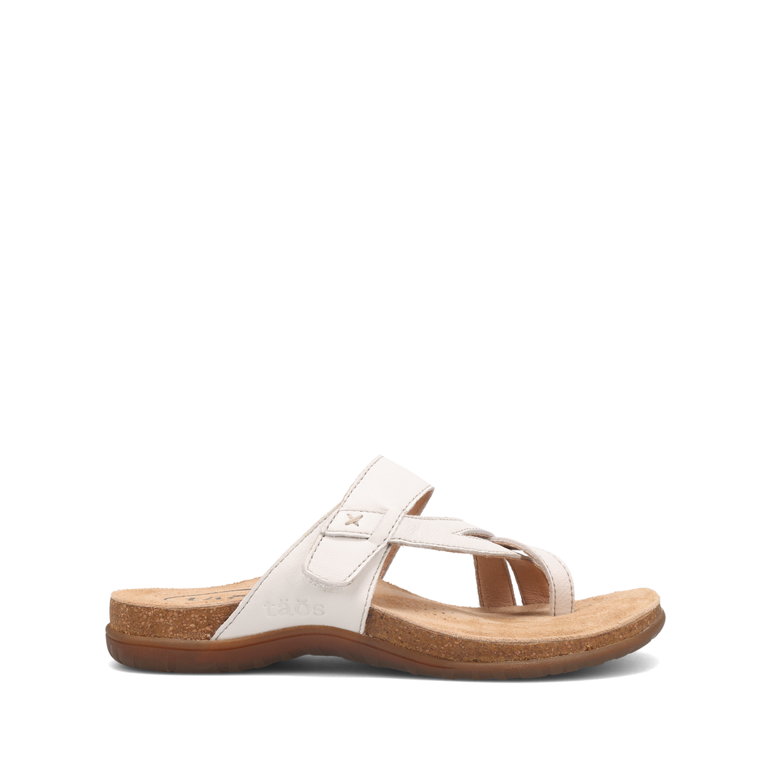Side angle image of Taos Footwear Perfect White Size 6