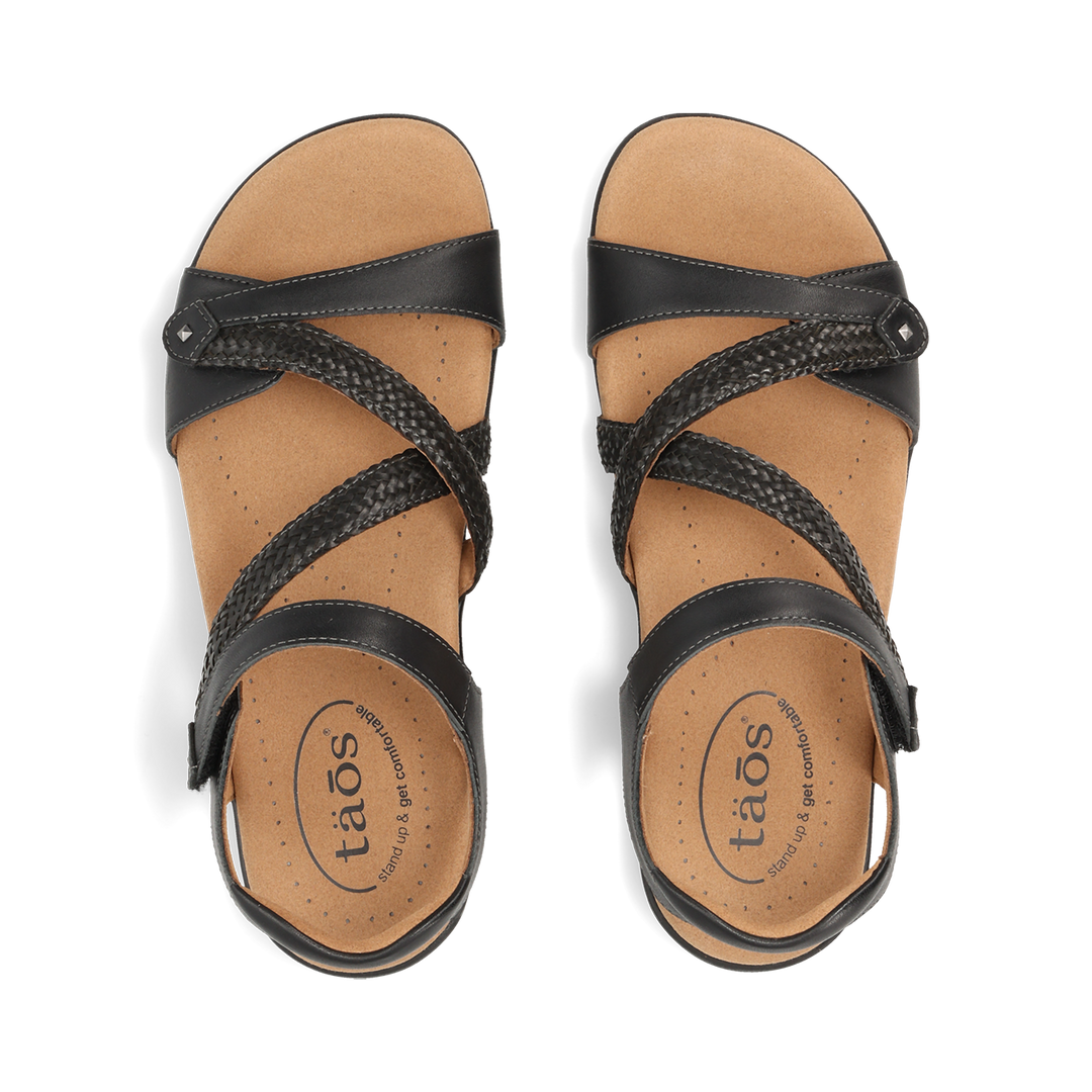 Top down image of Big Time Weave Black 9