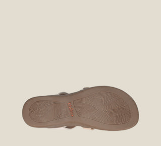 Load image into Gallery viewer, outsole image of Prize 4 Stone Multi leather slide on Sandals
